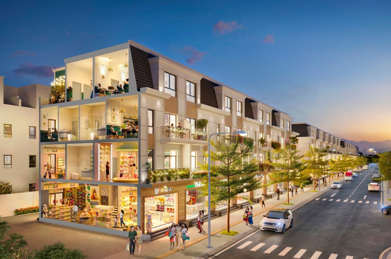 Shophouse Nghi Sơn Central Park Thanh Hóa - Dự án Taseco Land chủ đầu tư